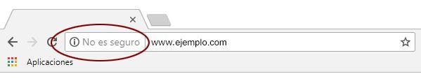 Sitio web sin certificado ssl